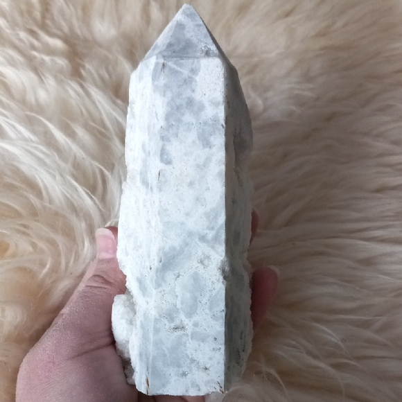 Raw Druzy Quartz Tower - Picture 4 of 10